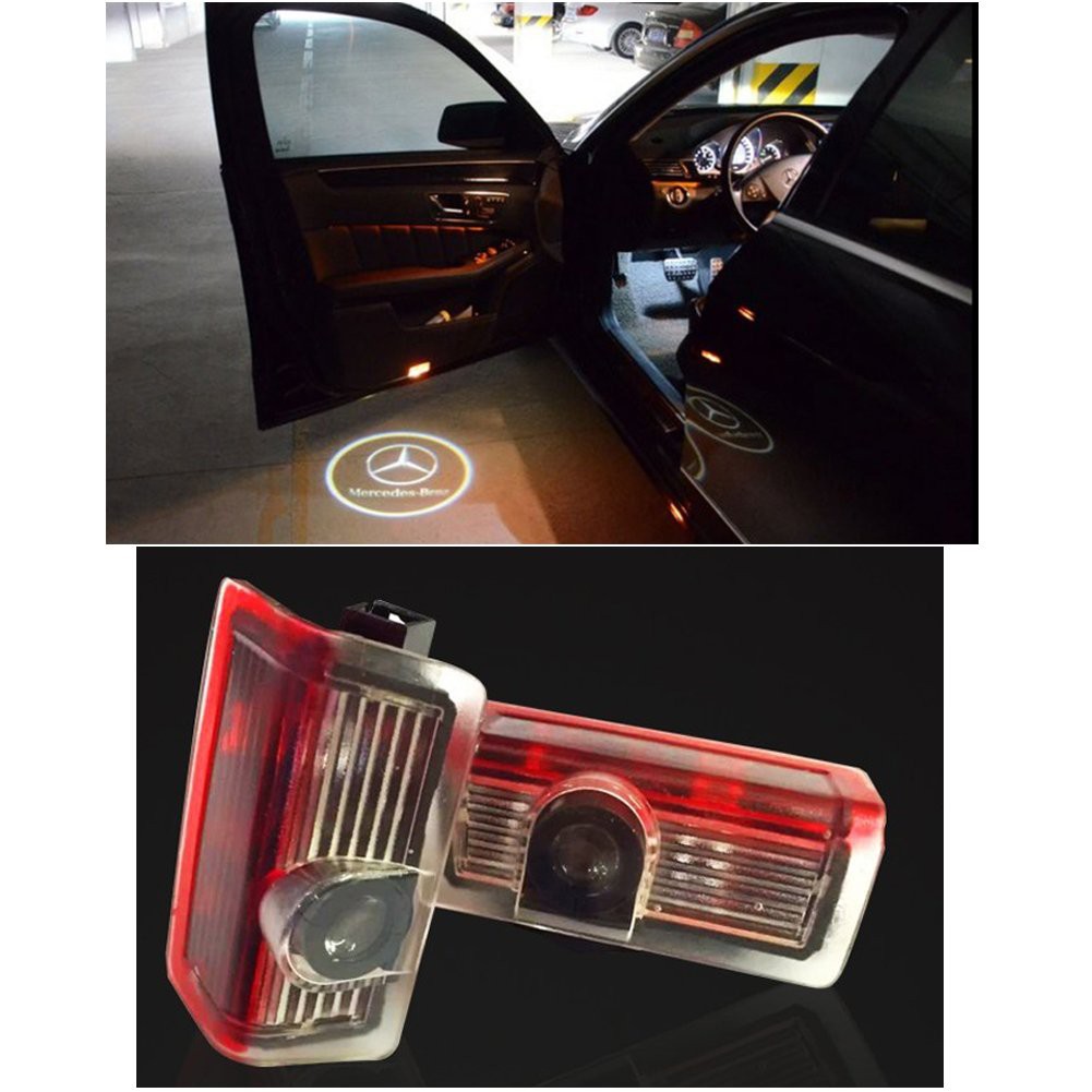 Mercedes Benz Car Door Welcome Light Diy Step Light Symbol Sign