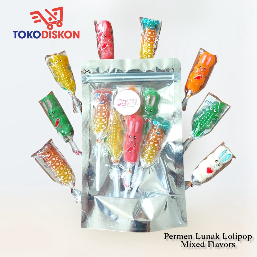 

Permen Lunak Lolipop Mixed Flavors / Premium