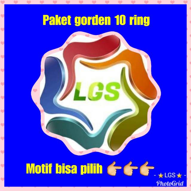 Paket hemat gorden murah smokering !! Berat 3kg isi 10pcs gorden homemade