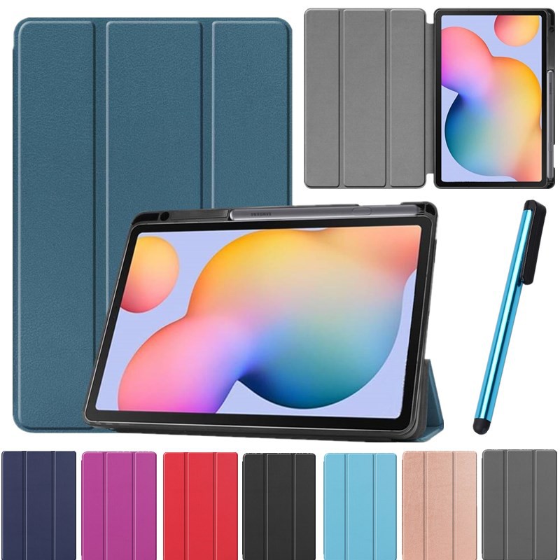 Flip Case Bahan Kulit Untuk Samsung Tab S6 Lite 10.4 Inch