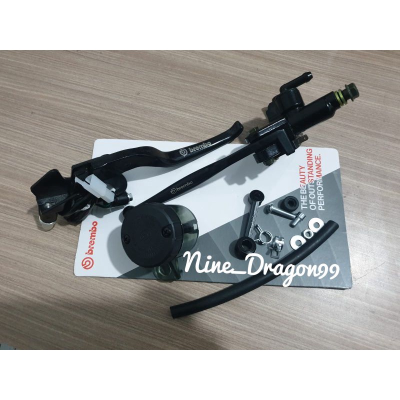 Master Rem Brembo No Name Tabung Big Smoke + Handle Rem Kiri Kopling Brembo Set Universal