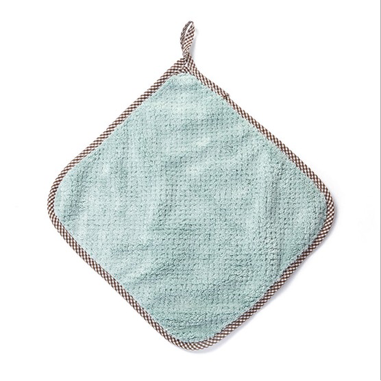 Kain Lap Tangan Piring Meja Tali Gantung bahan Coral Fleece LarisPaPah