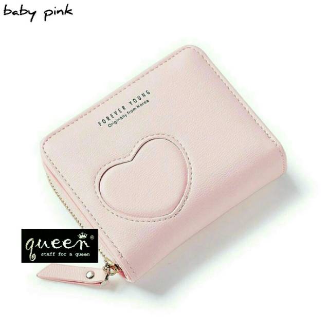 Dompet Wanita Lipat Fashion Murah / Dompet Wanita Mini Lipat Embos Love Coak