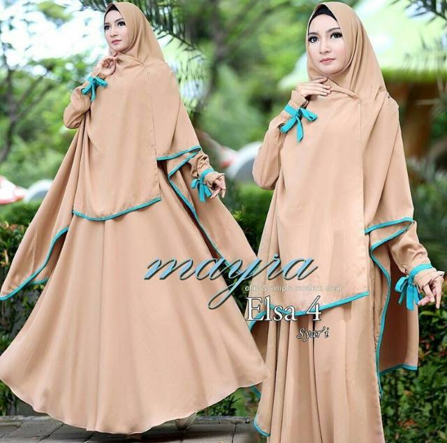 JCK- ELSA Syari / Set Gamis Syari Murah