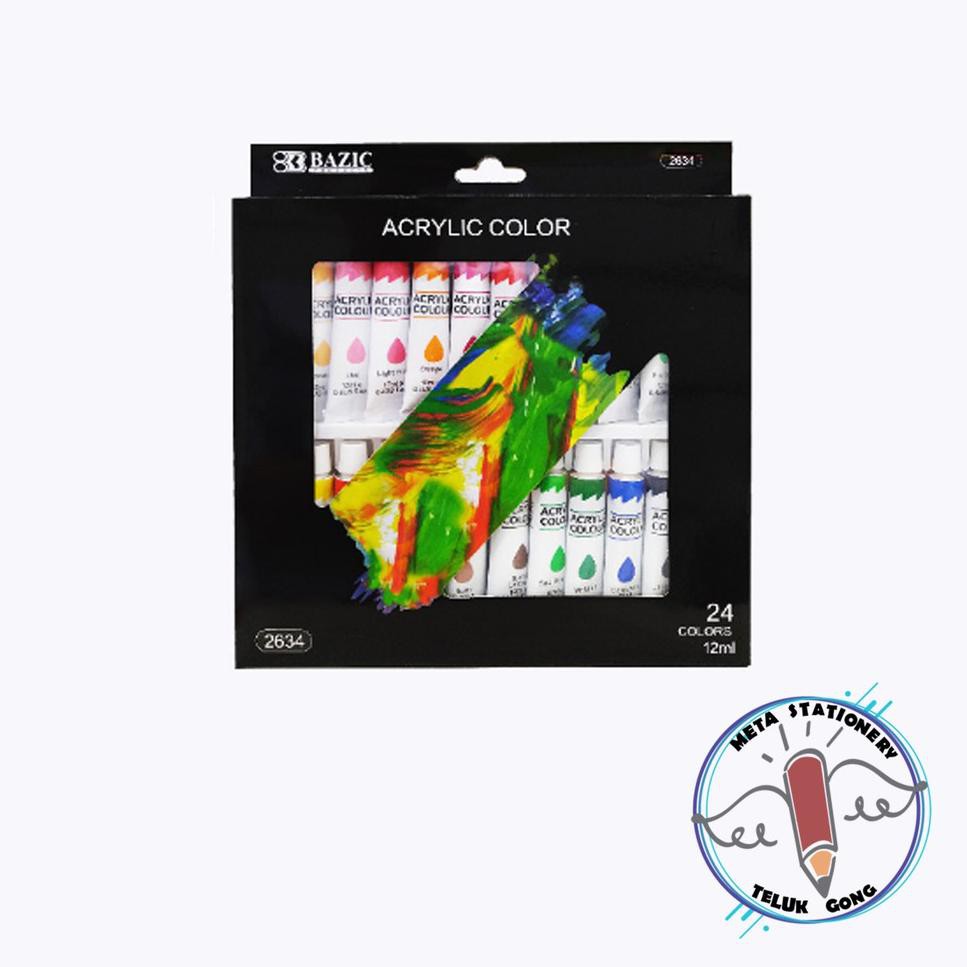 

B3rku@l!tasS.Cat Acrylic / Akrilik Bazic isi 24 warna ChodeZD1