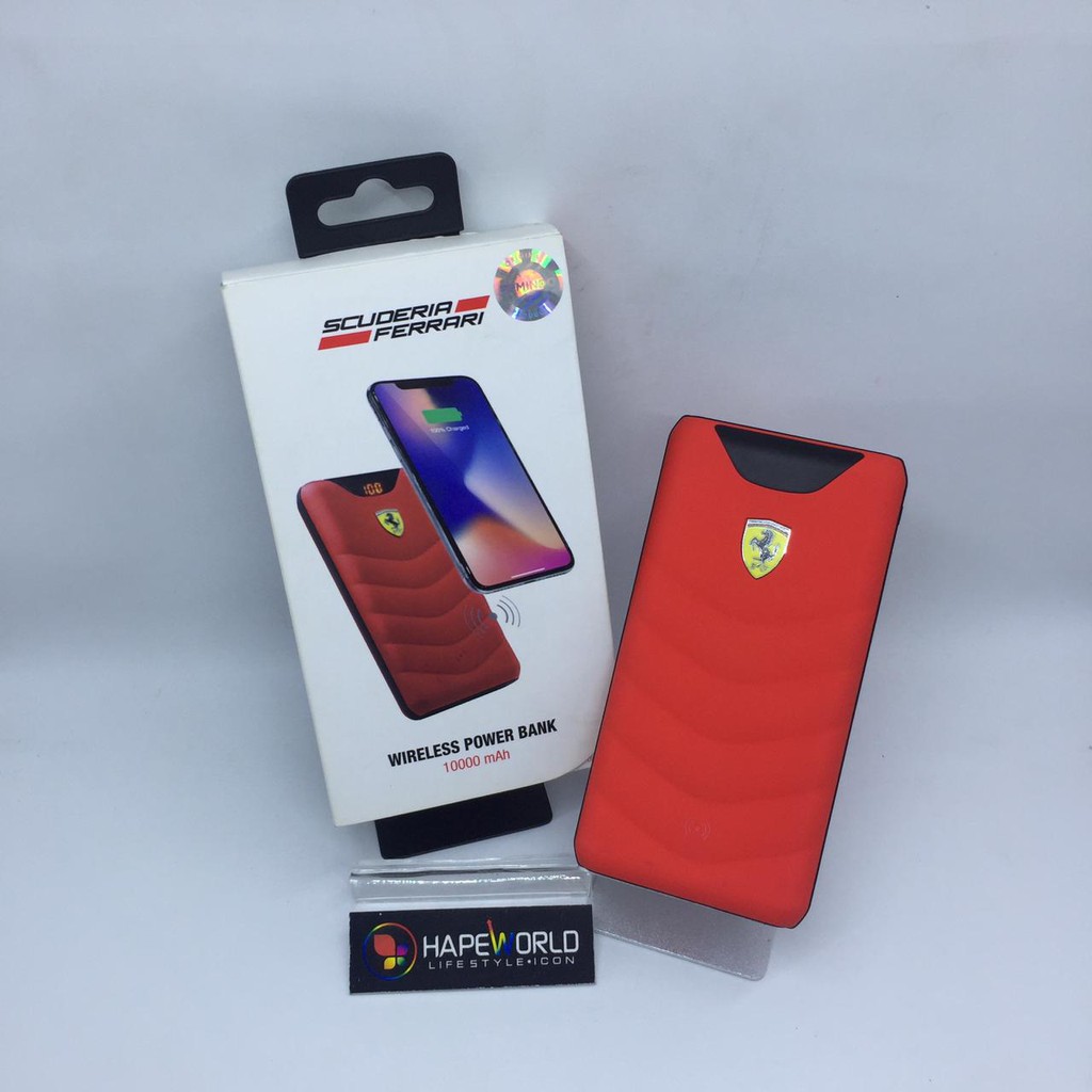 Ferrari On Track Wireless Power Bank 10000mAh,Bisa COD