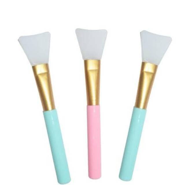 KUAS MASKER SILIKON KUAS MASKER BENING Make Up Brush Brush MAKEUP FACIAL SKIN KUAS SPATULA