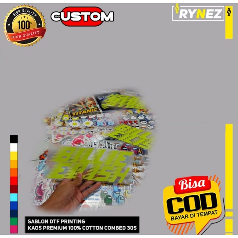 

Alexrichardo Sablon Polyflex Printable Custom & DTF