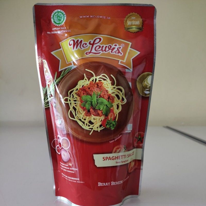 

Mc Lewis Saus Spagheti 310 gram
