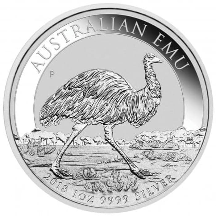 Koin Perak 2018 Australia Emu 1 oz Silver Coin
