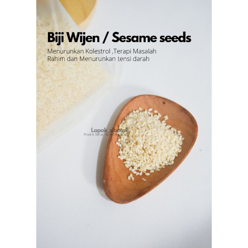 

biji wijen / SESAME SEEDS kualitas super 250 gram