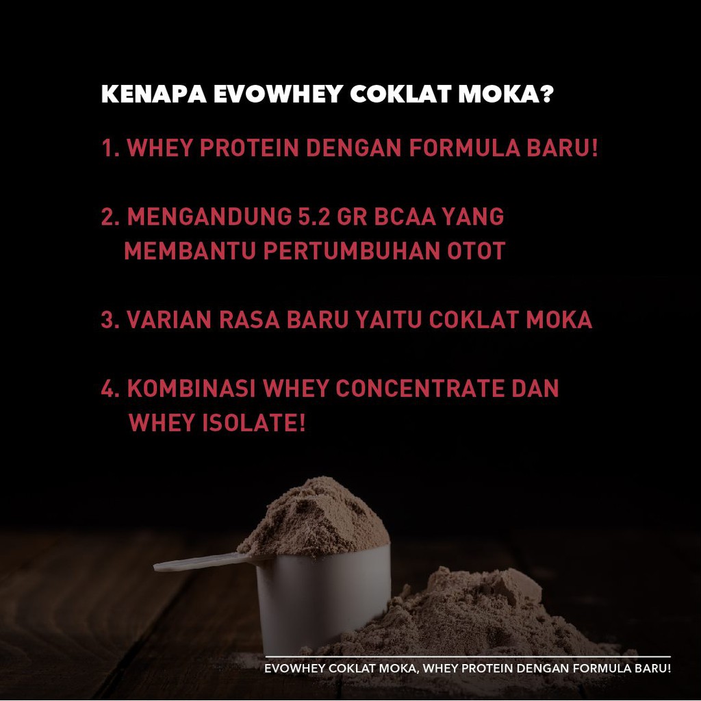 Evolene Evowhey Whey Protein 1750 Gram 50 Sachet BPOM Halal