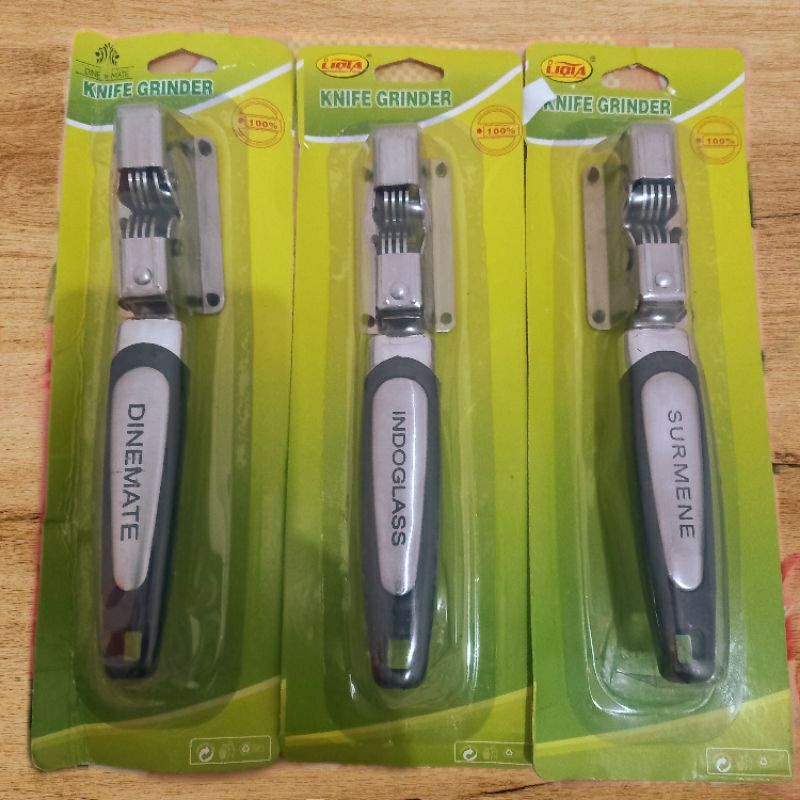 alat pengasah pisau stainless serbaguna asahan pisau stainless