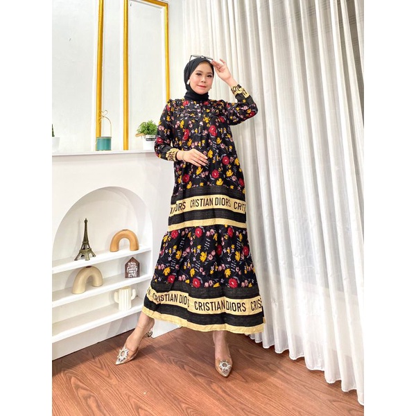 Gamis Branded Mini flowers Home Dress Busui