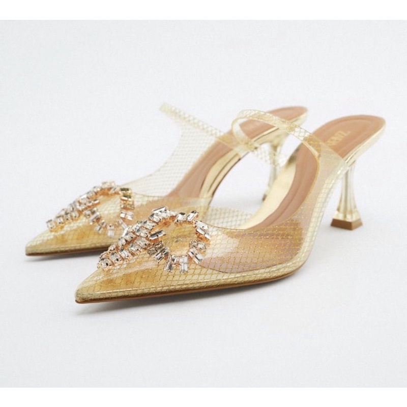 [7.7 Boombastis Sale⚡] - SEPATU HEELS WANITA SLINGBACK SHOES ZS462 PREMIUM IMPORT