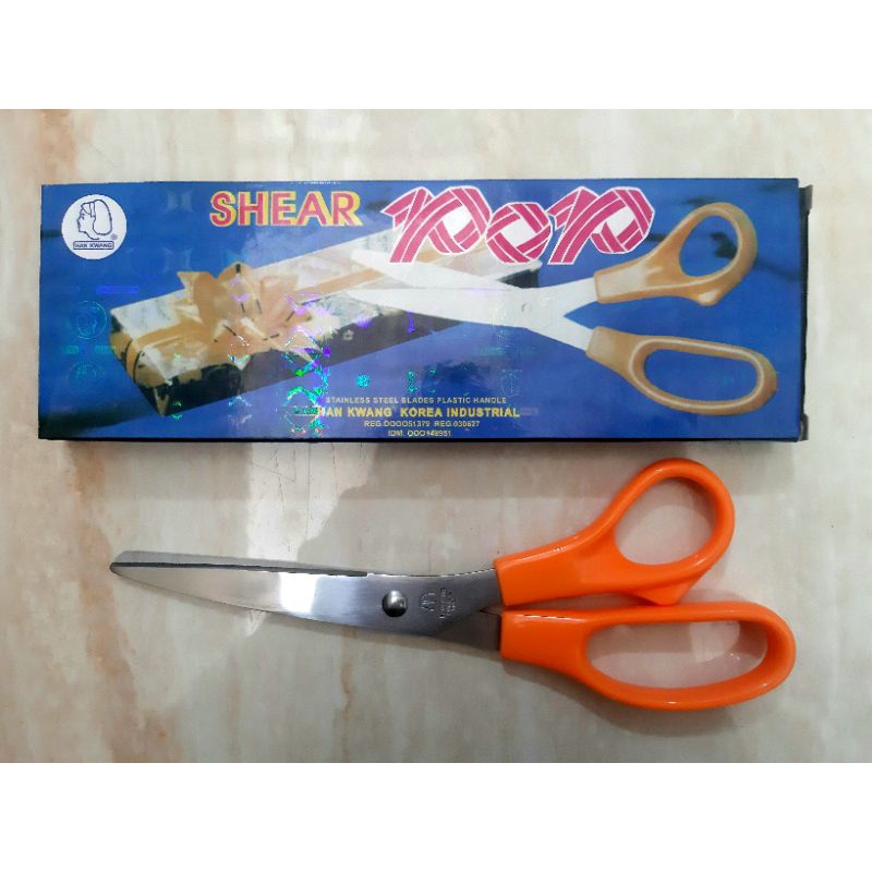 

Gunting Stainless Gagang Plastik Merek Han Kwang - Original Korea