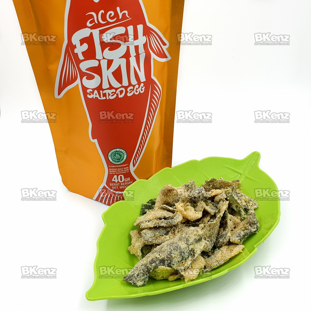 

Aceh Fish Skin Salted Egg 40gr Mirip Irvins Ei FREE Bubble Wrap