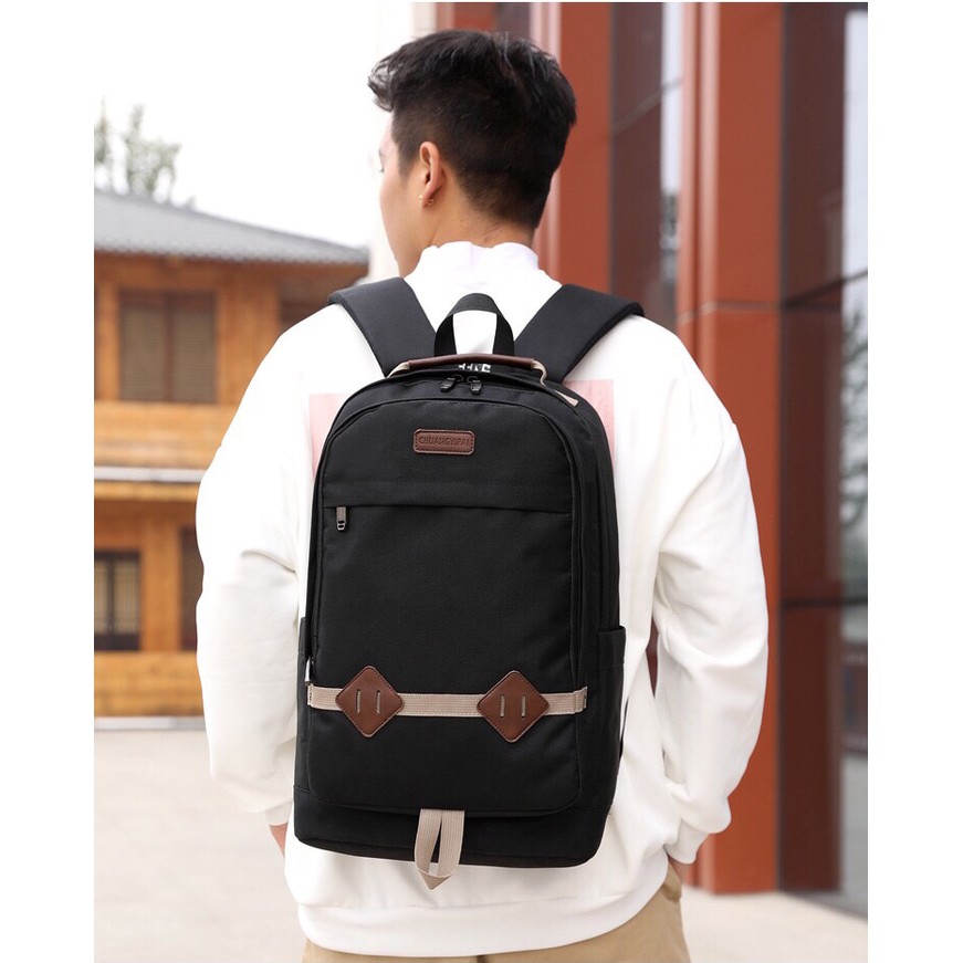 Tas Ransel Sekolah Kuliah Pria Wanita Korean Style Backpack 1816