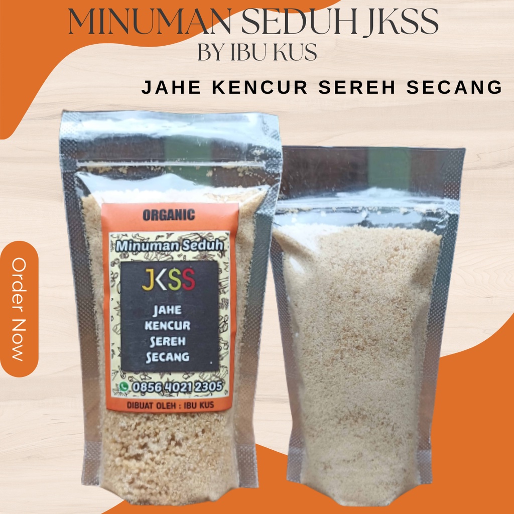 

Wedang Uwuh Minuman Seduh JKSS by Ibu Kus (Jahe Kencur Sereh Secang) 250 gram