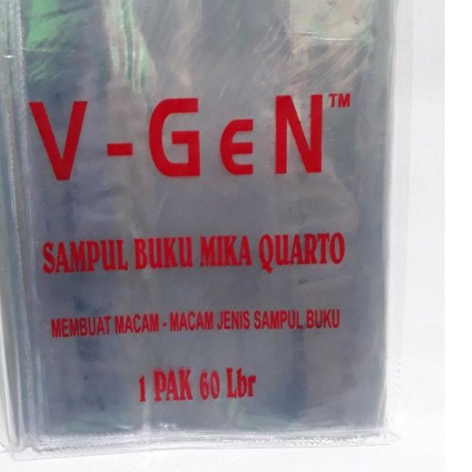 

Jangan Ragu Order Sampul Buku/Sampul Mika Plastik Quarto V-Gen ( 1pk )...