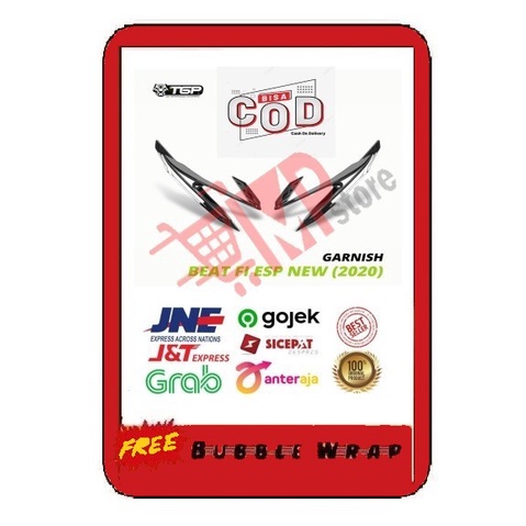 [COD TERLARIS] Aksesoris Variasi Garnish Lampu Depan Beat FI ESP New 20202 2021 2022 2023 Deluxe