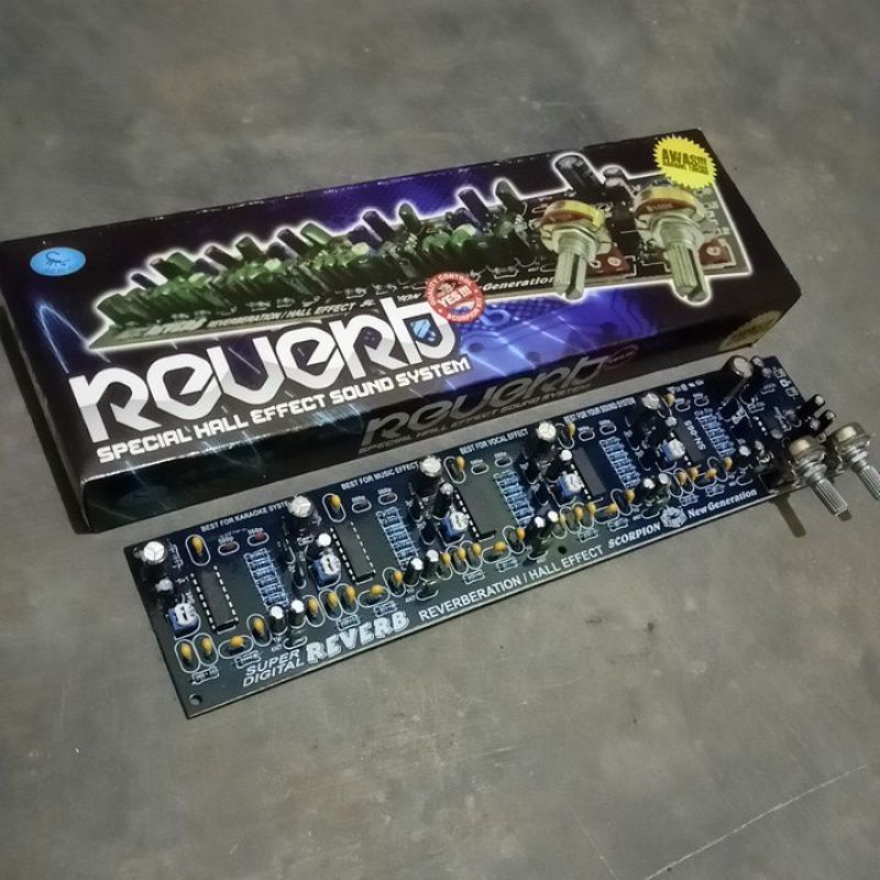 Reverb 2 potensio echo digital Scorpion