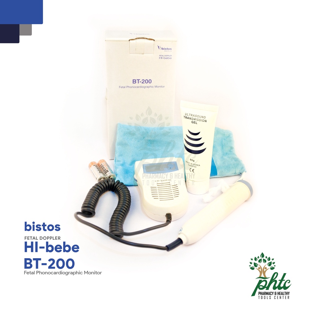 BISTOS Fetal Doppler Hi-Bebe Sound BT 200 l Alat USG Portable