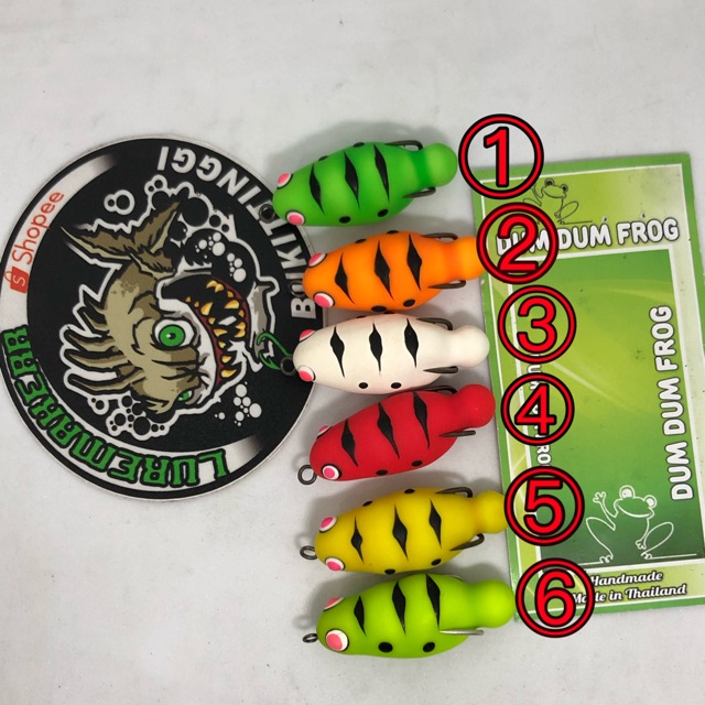 Lure dum dum ulet soft frog dum dum frog ulet 4cm/6gr asli made in thailand