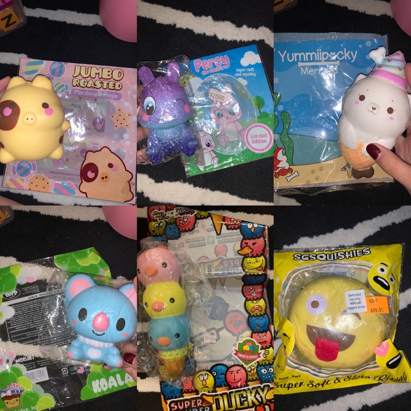SALE SQUISHY LICENSED PRELOVED (punimaru,yummibear,dll)