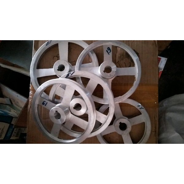pulley pully A1- 10 inch as 30 mm puli Alumunium