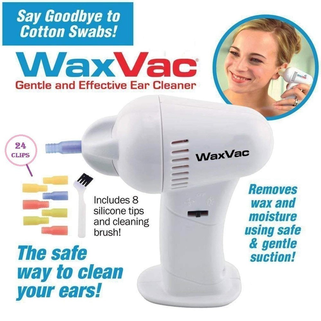 Ear Vacuum Pembersih Kotoran Telinga Wax Vac Vacum Cleaner Alat Pembersih Telinga Kuping