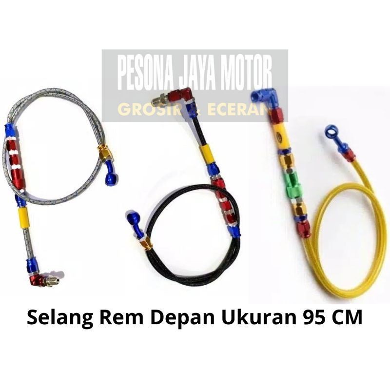 Selang Rem Depan Psi Ukuran 90 Cm Universal Semua Motor