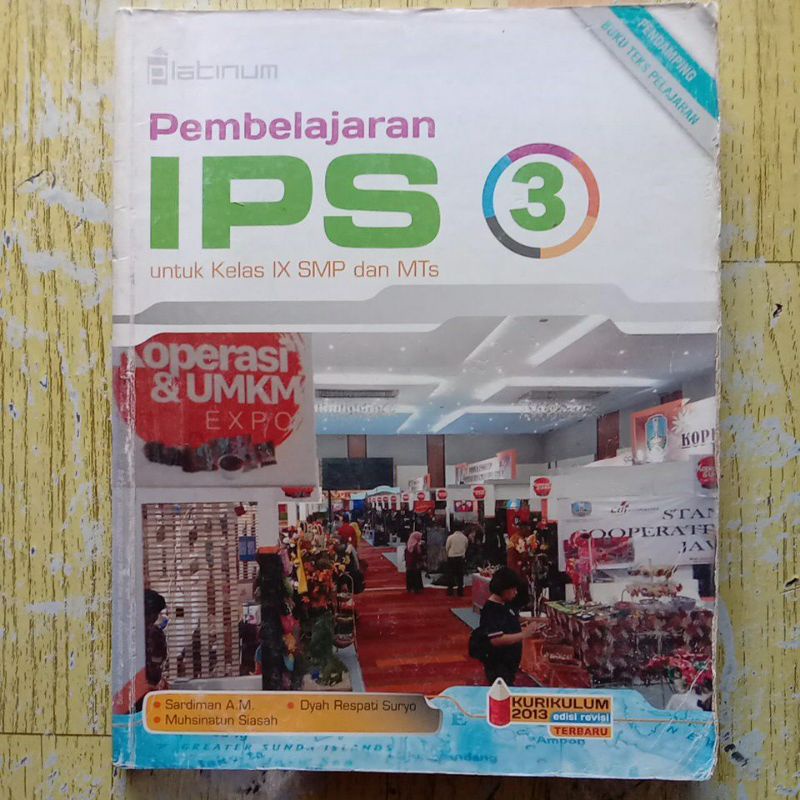 Jual Pembelajaran IPS Untuk SMP Kelas 9/IX K-13 Edisi Revisi - Platinum ...