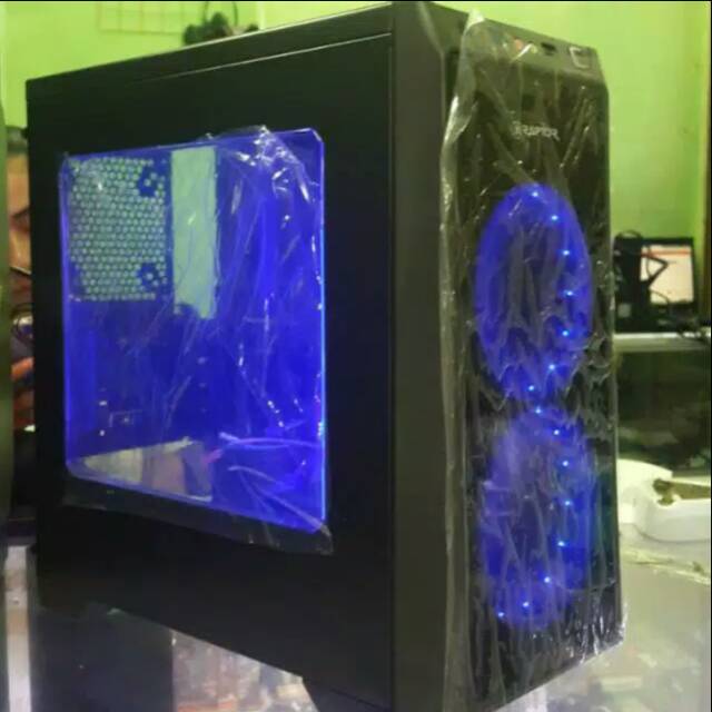 PC GAMING DESIGN CORE i3 ram 8gb feat LED 20 in all part new