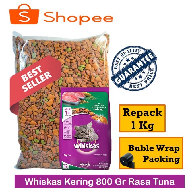 Whiskas Tuna Repack 1 KG | Makanan Kucing Whiskas 1kg