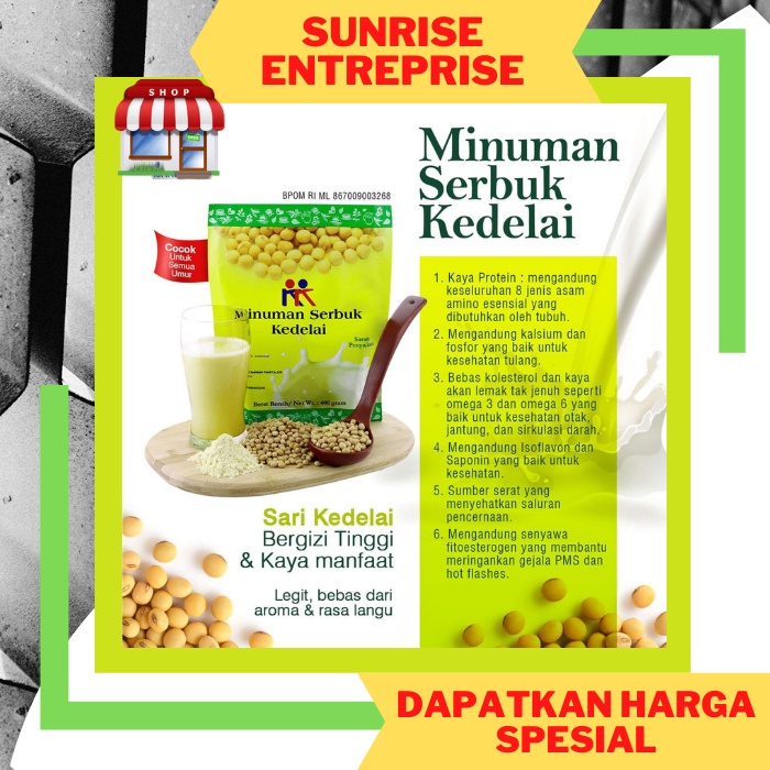 

SOYA MINUMAN MINUMAN KESEHATAN SERBUK SUSU KACANG KEDELAI