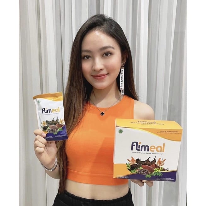 FLIMEAL 1 Box 12 Sachet Makanan Pengganti Meal Replacement diet fli meal snack diet shirikati