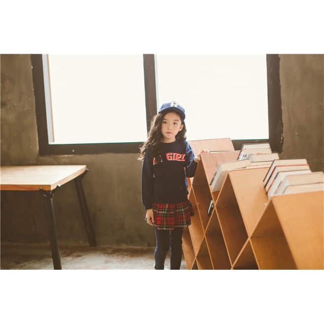 Sweater Fleece Anak Perempuan 1 - 6  tahun / NAVY GO GIRLS Fleece Sweater