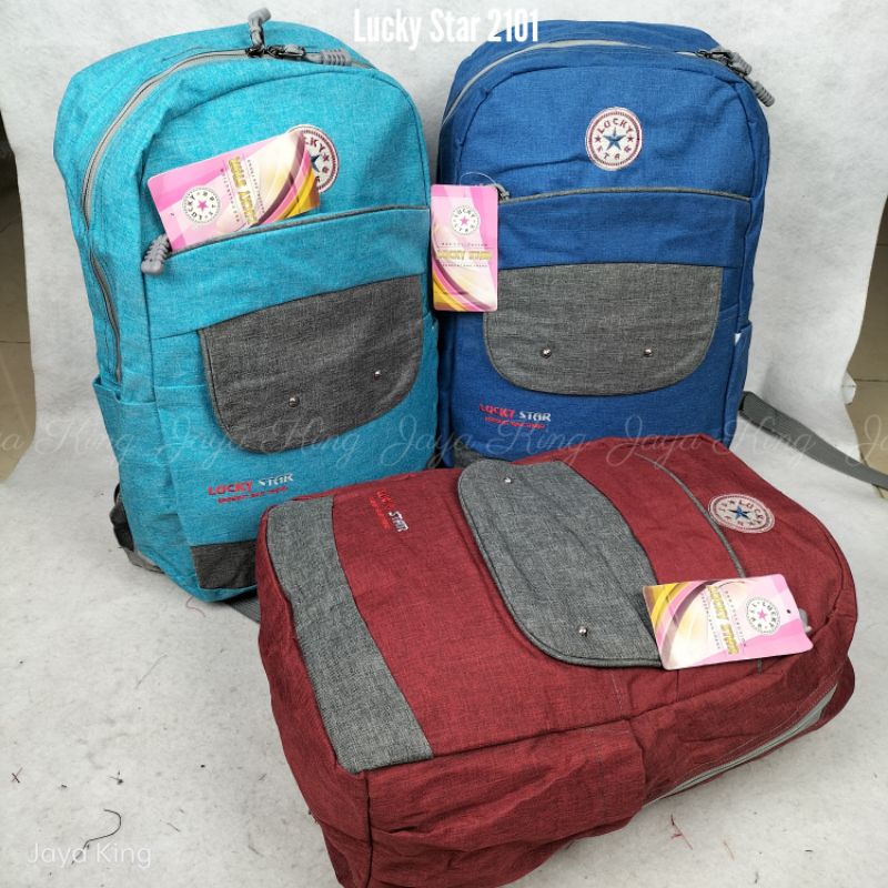 Ransel Murah Lucky Star Tas Sekolah Wanita Anak Perempuan