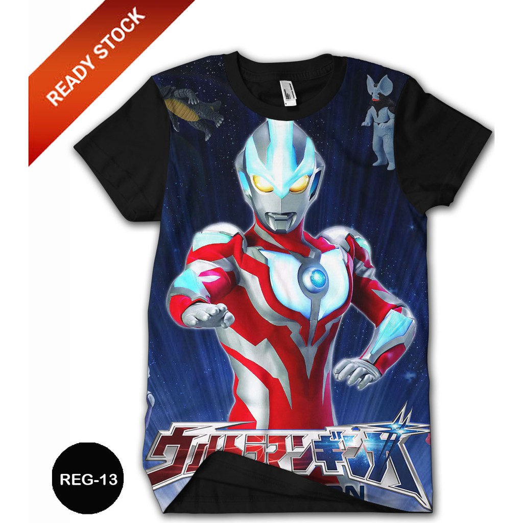Kaos Ultraman 3D Baju Anak dan Dewasa Ultraman Serial Tokusatsu Fashion Trendy