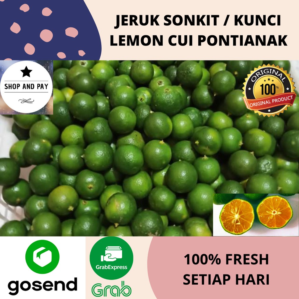 

Jeruk Sonkit / Jeruk Kunci / Lemon Cui Khas Pontianak | 500 GRAM