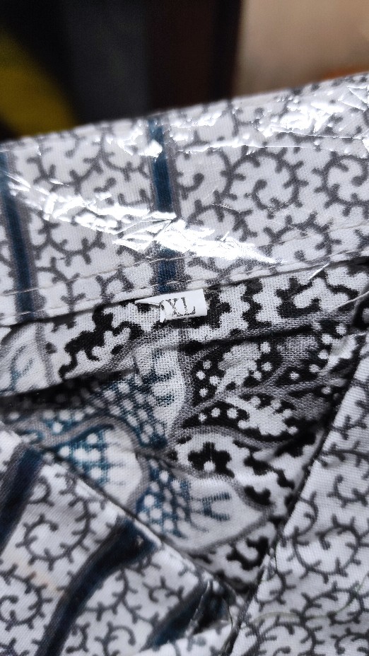Kemeja Batik Pria Lengan Panjang Size M L Xl Xxl Bswart Batik Hrb026 Kenango Hem Panjang Padi