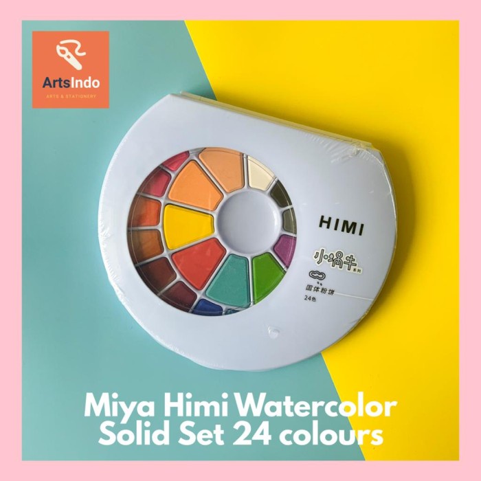 

cat air watercolor Miya solid set 24colors - Blue