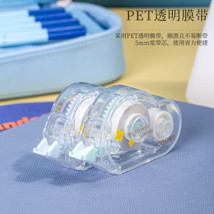 

Deli Correction Tape 5M Daya Penutup Luar Biasa 2 Warna 71498