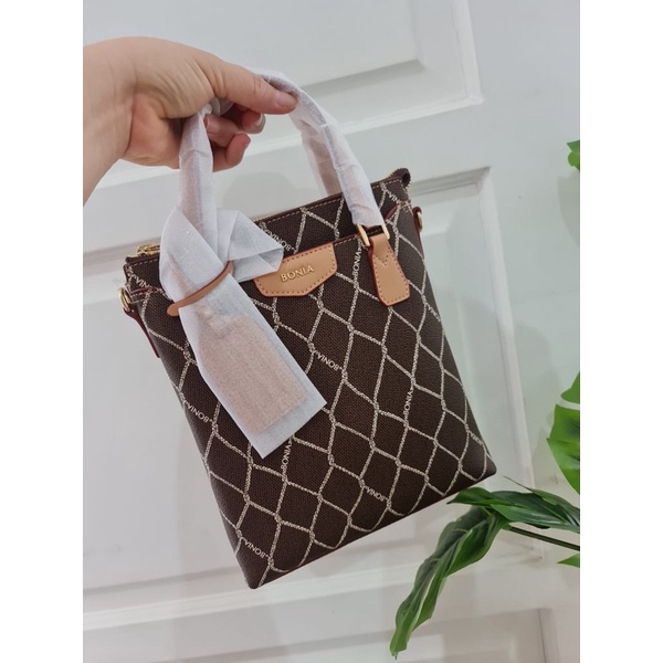 SALE TAS TABUNG BONIA MONOGRAM ORIGINAL 100%