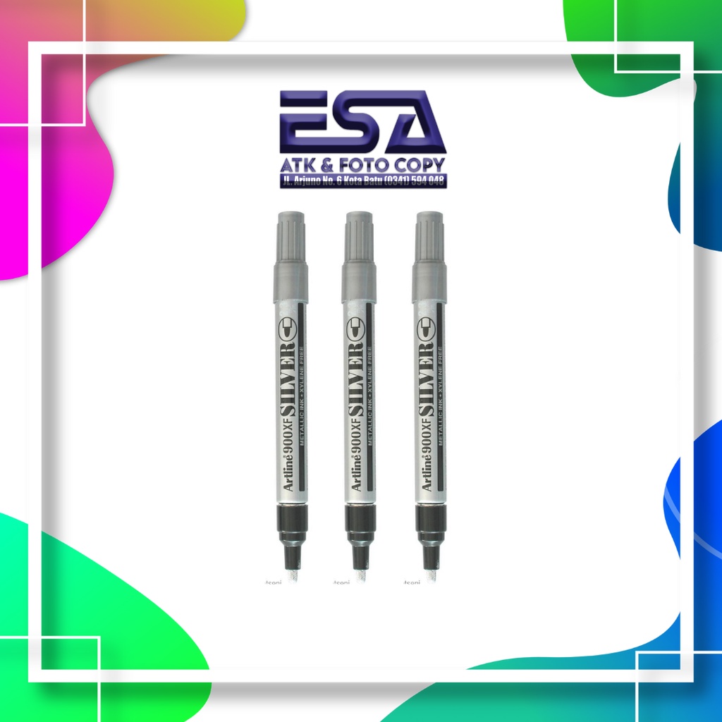 

Spidol Permanen Artline Ek-900xf Silver