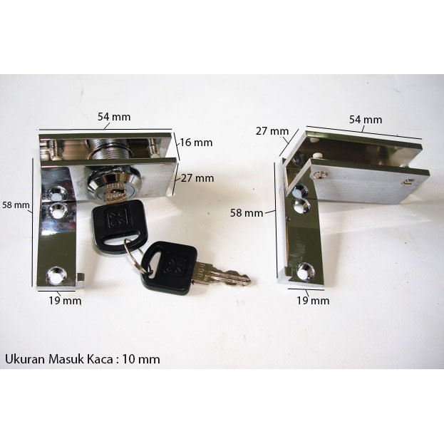 Dijual Engsel Kaca / Engsel Jepit Kaca / Engsel Lemari Pintu Kaca GH024 C 410 Terbaru