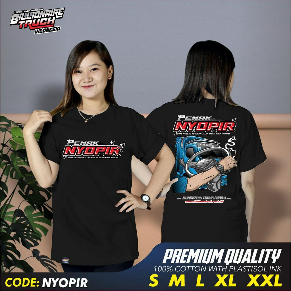 Kaos Truck Nyopir Baju Canter Mania Ori Billionaire Truck