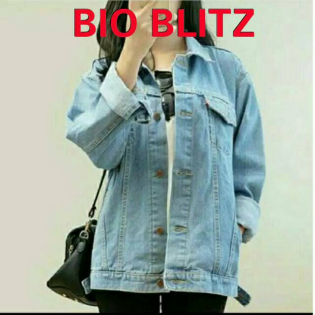 Jaket Jeans Bio Blitz Muda Oversize Premium Quality