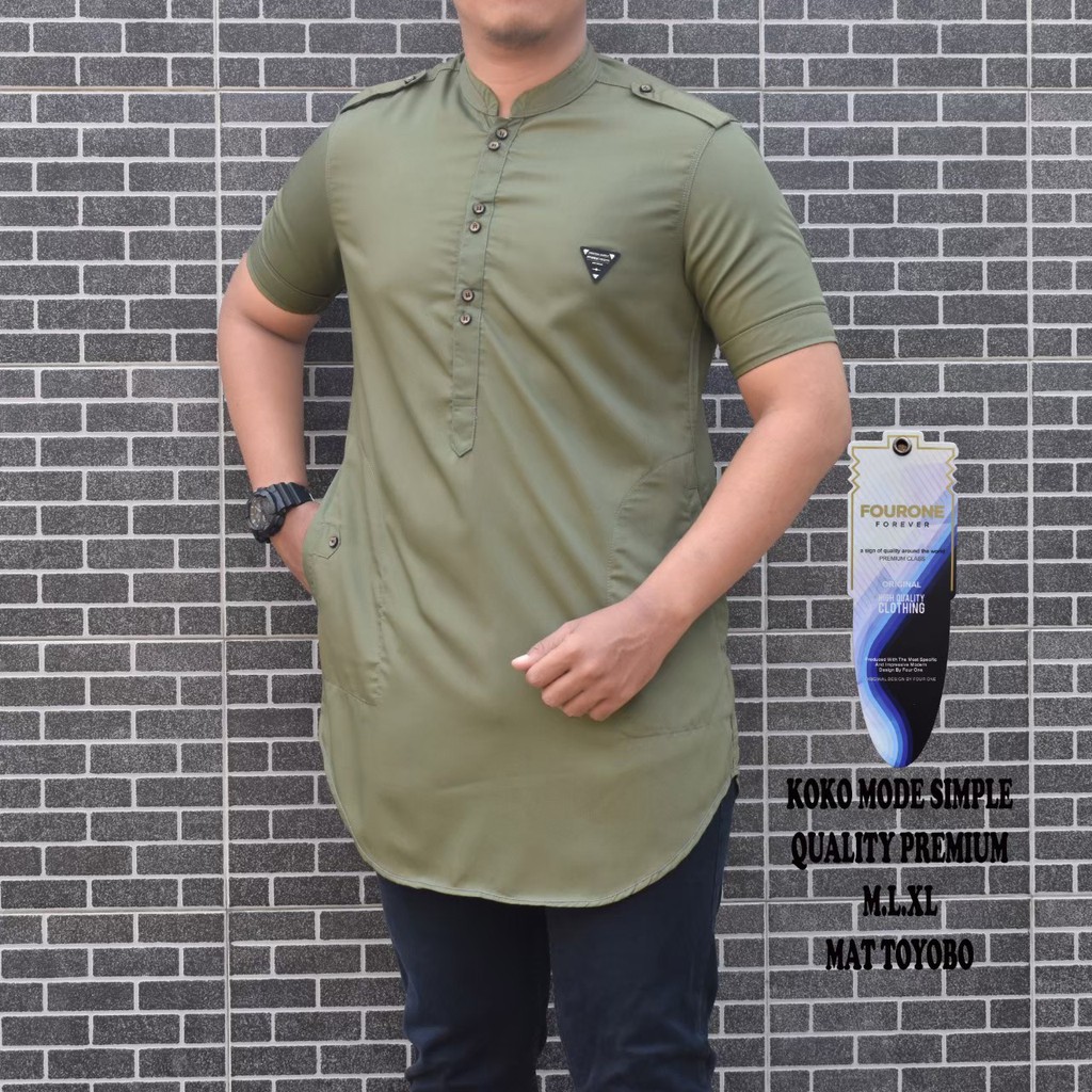 TERLARIS BAJU KOKO LENGAN PENDEK KURTA PAKISTAN ALA SANTRI TERLARIS BAJU KOKO LENGAN PENDEK KURTA PAKISTAN ALA SANTRI